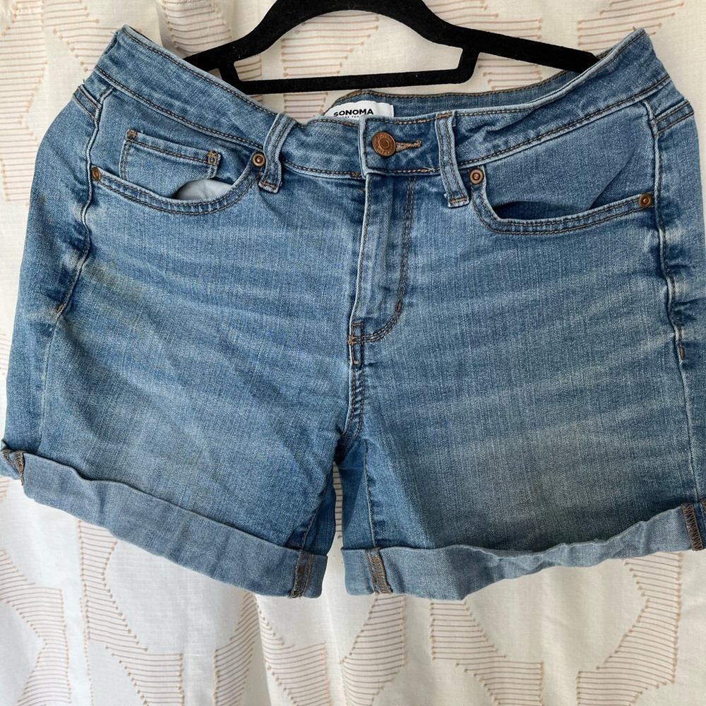 Sonoma Women's Blue Denim Shorts